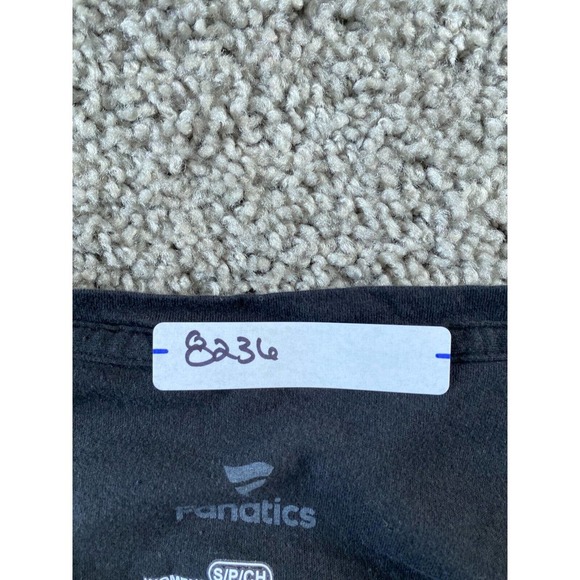 Boston Red Sox Shirt Womens Small Black Red MLB Baseball V Neck Ladies - Picture 10 of 10